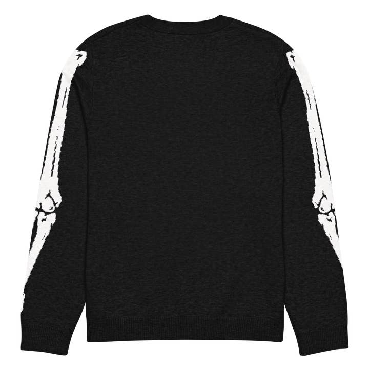 Goth Cloth Co. - Wholesale Graphic sweatshirt – Unisex - Skeleton Squad Knit Crew Neck Sweater3