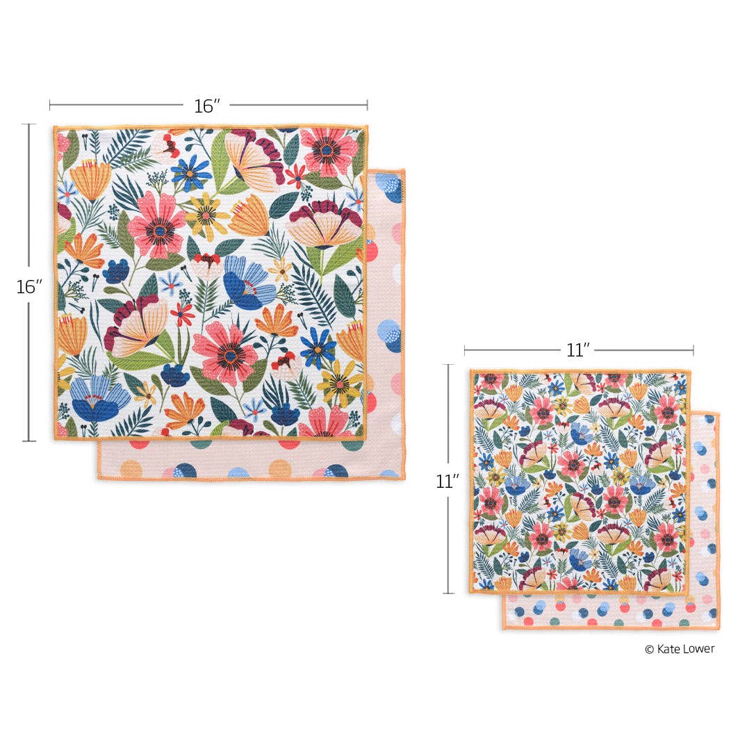 WerkShoppe - Wholesale Tea Towel - Field Of Flowers All Purpose Towel Set8