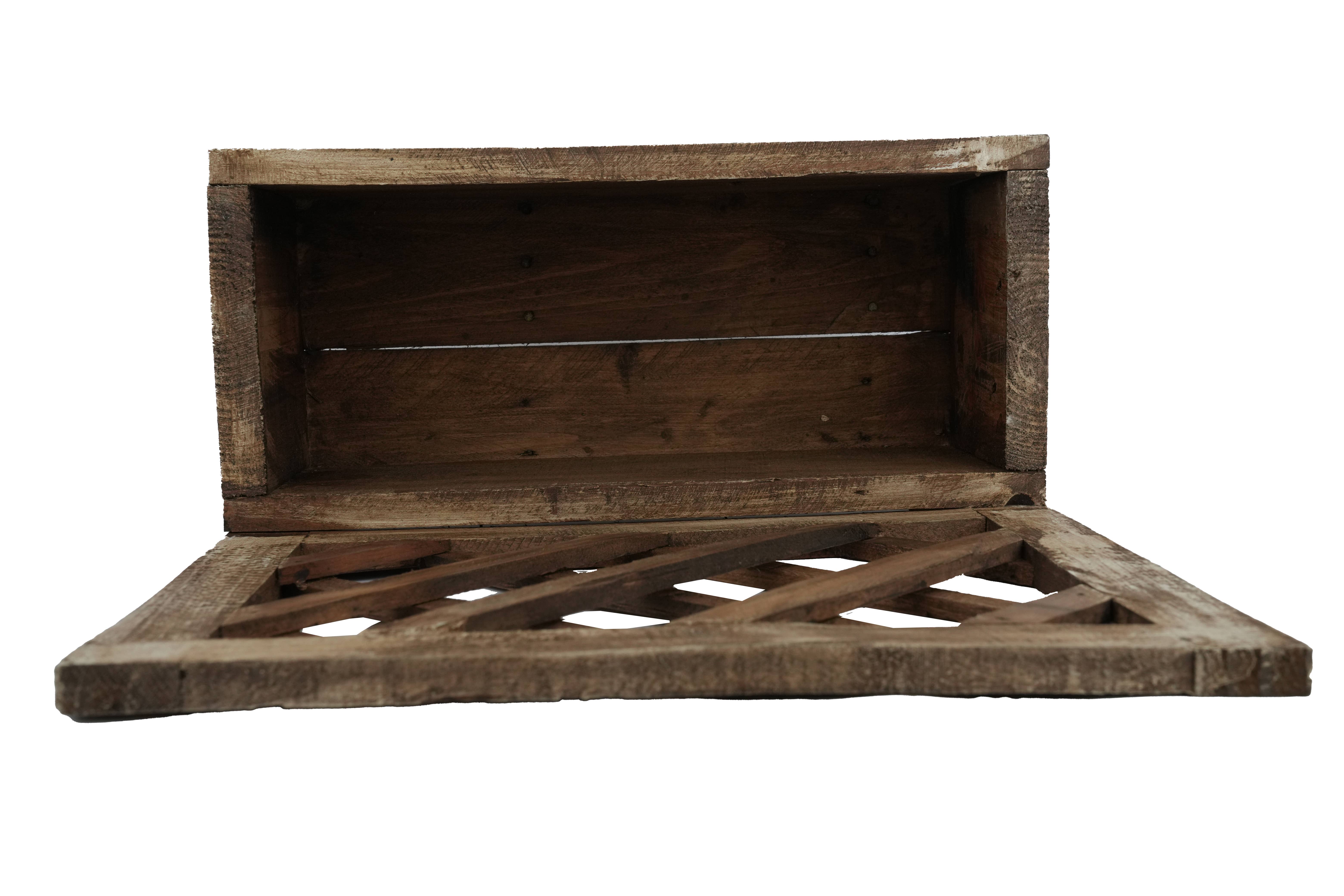 My Amigos Imports - Wholesale Planter Box - Farmhouse Lattice Wall Planter-WH-16x8x16H-Garden Decor3