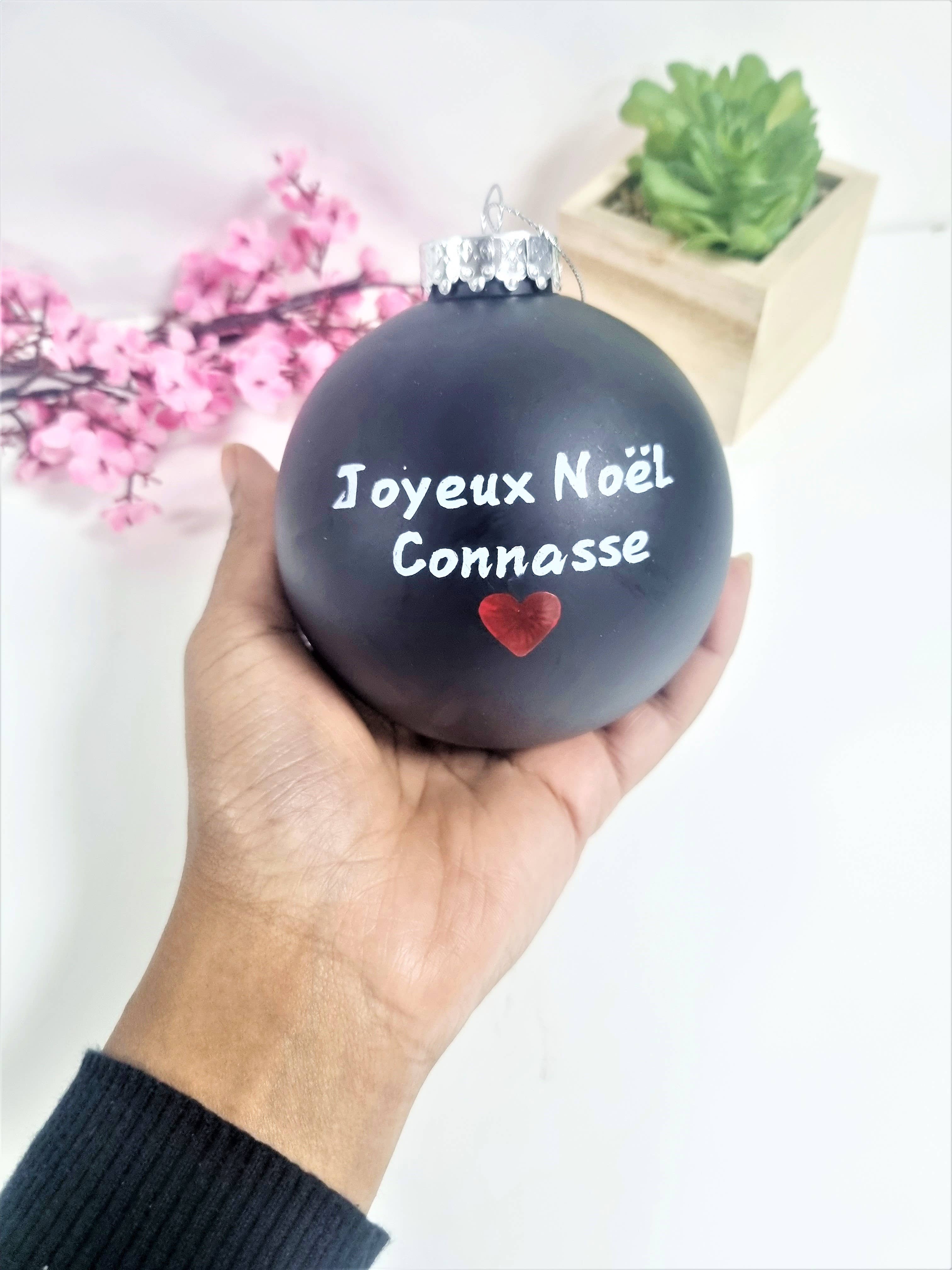 Allo-maman-bobo.fr - Wholesale Ornament - Boule de Noël Joyeux Noël Connasse1