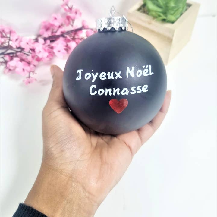 Allo-maman-bobo.fr - Wholesale Ornament - Boule de Noël Joyeux Noël Connasse1