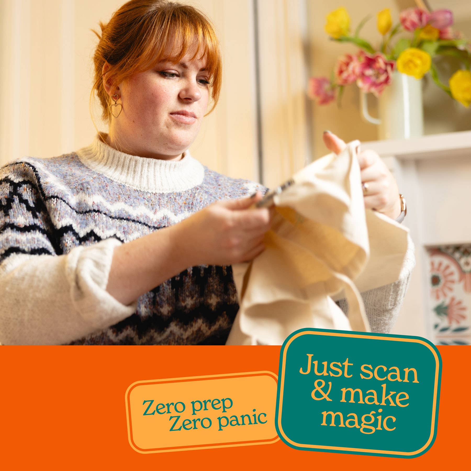 Let's Make & Do – wholesale Sömnadskit – Lär dig sy egna broderade blommor - kit för nybörjare5