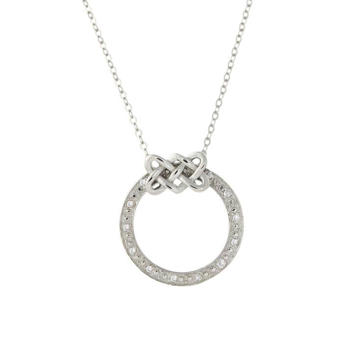 Diamond Circle Celtic hanglamp voor wholesale door The Irish Jewelry Company