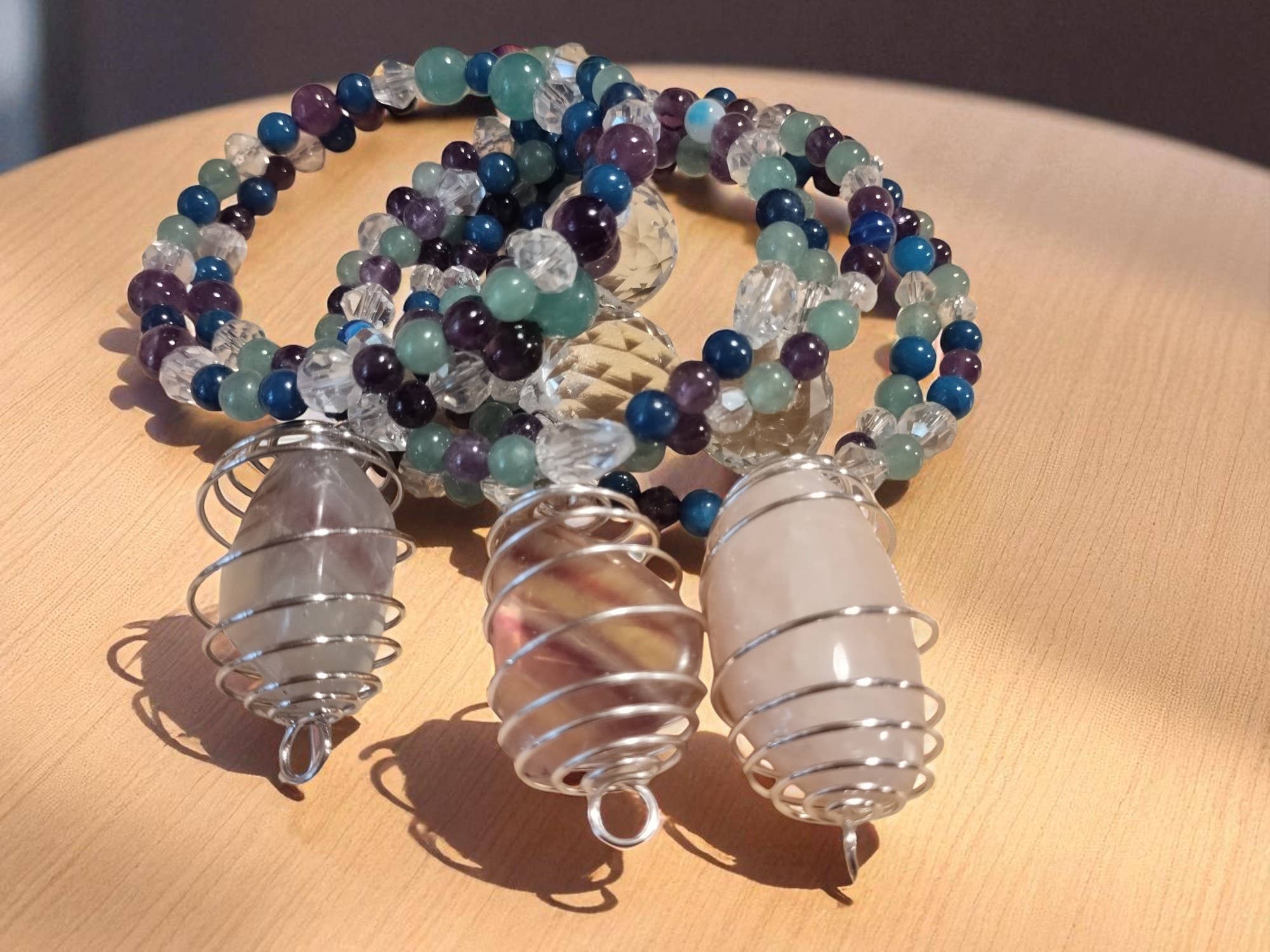 Funky Aura Boutique - Wholesale Suncatcher - Funky Spiral Sun Catchers - 3 sizes6