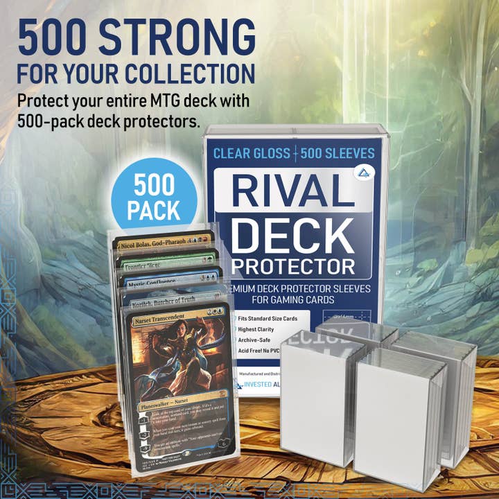 Invested Alliance LLC - Wholesale Playing Cards - Premium Rival Deck Protectors - 500 Pack3