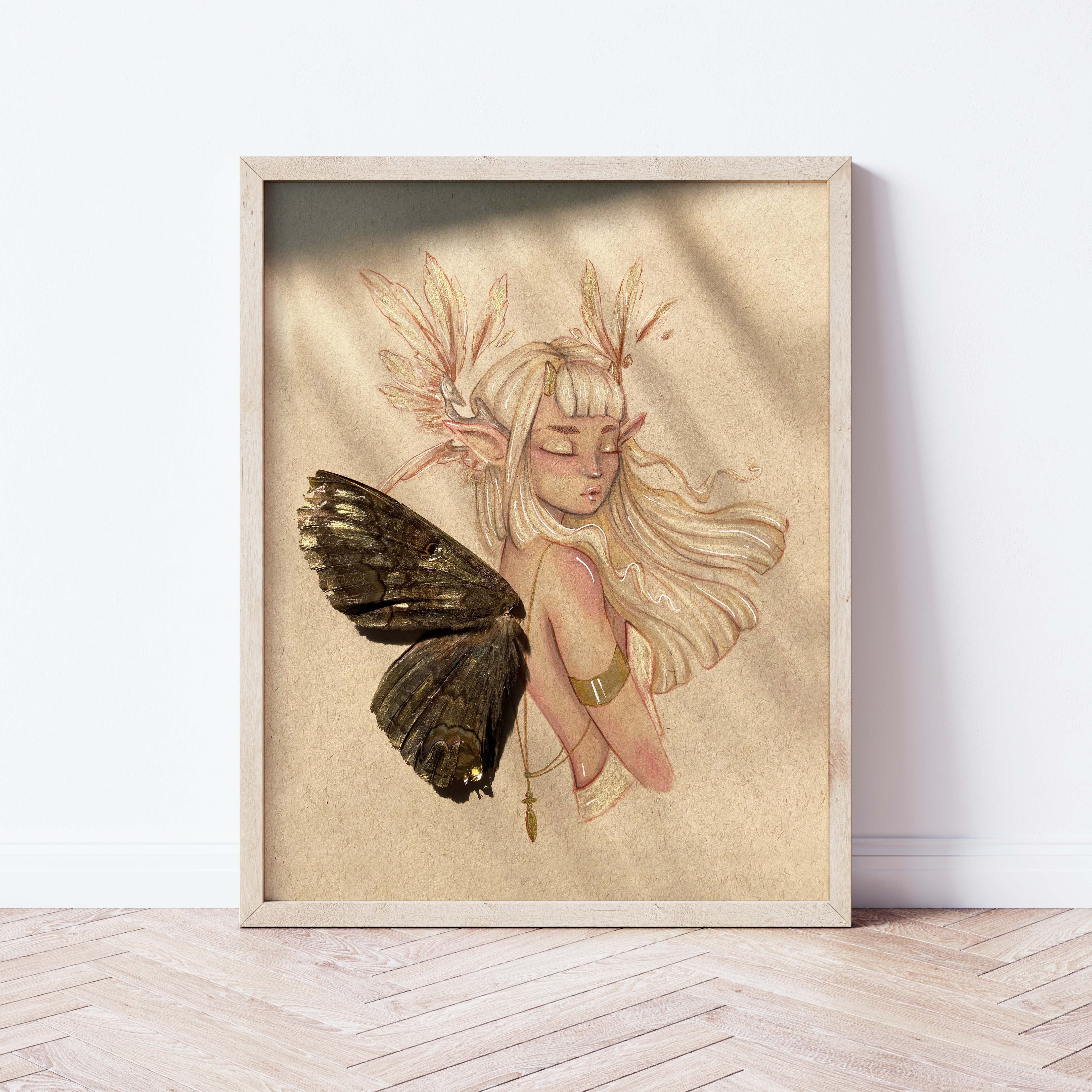 Anise Designs - Venta al por mayor Ilustración - Golden Hour - Lámina artística