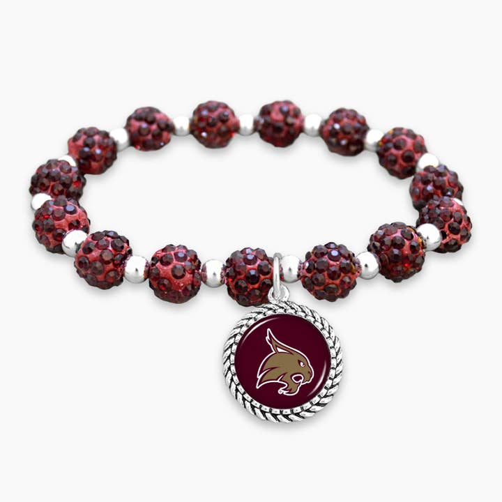 Bracelet My Team Bling des Texas State Bobcats pour la vente par From The Heart
