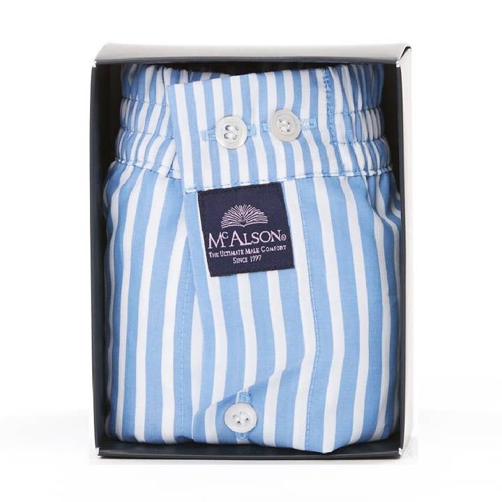 M0234 - Randig babyblå för wholesale av McAlson