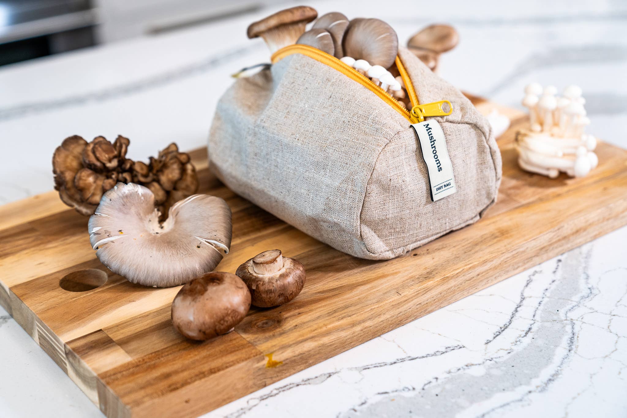 Ambrosia Bag - Wholesale Food Storage Wrap/Bag - Reusable Linen Bag for Mushrooms | Reusable | Spring Kitchen3
