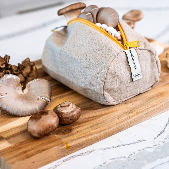 Ambrosia Bag - Wholesale Food Storage Wrap/Bag - Reusable Linen Bag for Mushrooms | Reusable | Spring Kitchen3
