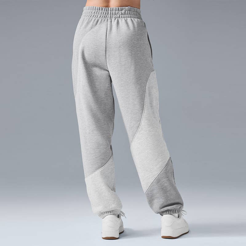 WONDERXFANS - Vente Pantalon de survêtement/de jogging – femme - Pantalon de survêtement décontracté à jambes larges et poignets contrastés.7