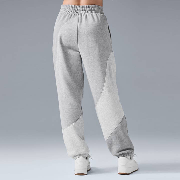 WONDERXFANS - Vente Pantalon de survêtement/de jogging – femme - Pantalon de survêtement décontracté à jambes larges et poignets contrastés.7