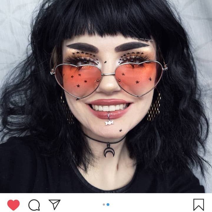 Inchoo bijoux inc - Vente Anneau à lèvre - Anneau de lèvre pendante phase de lune2