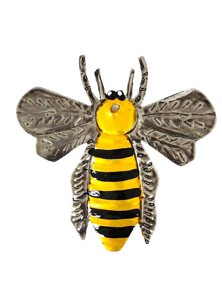 Handgjord Tin Bee Ornament för wholesale av Sedona Spirit
