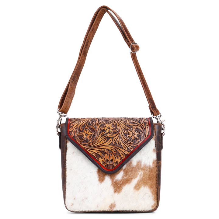 Sixtease Bags USA - Wholesale Crossbody Bag - Women's - Leather Cowhide Western Hand Tooled Women Crossbody Bag11