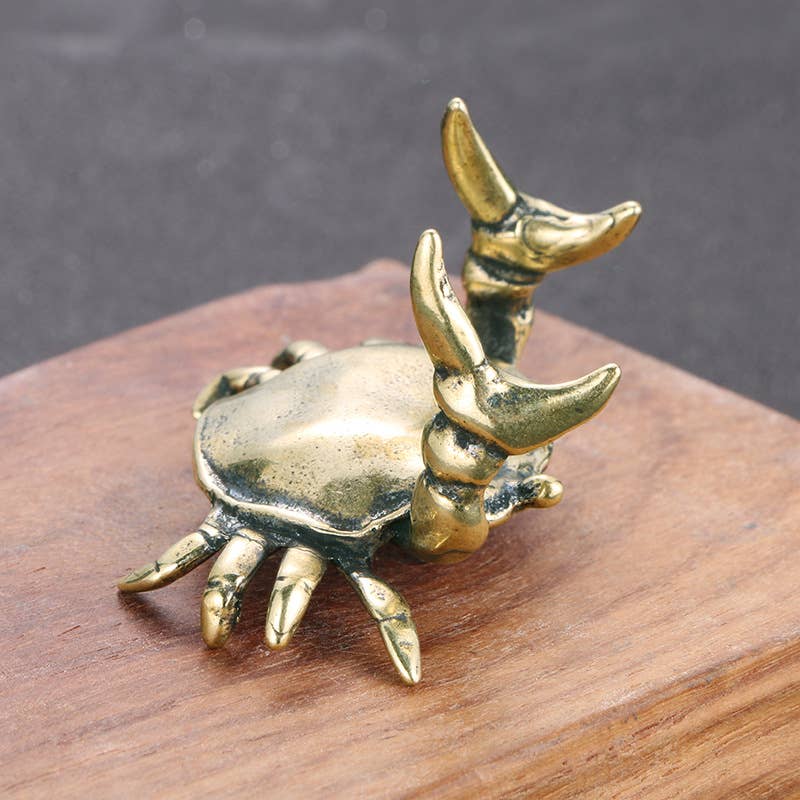 Gemcohub - Wholesale Decorative Figurine - Vintage Brass Crab Figurine Miniature Model3