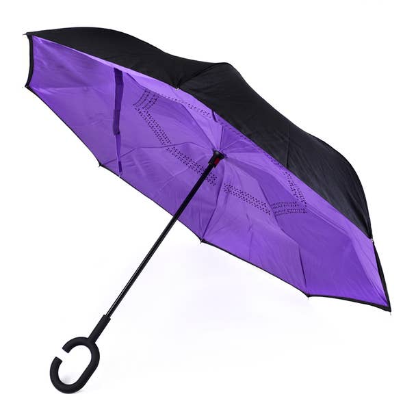 Selini New York - Wholesale Umbrella - Unisex - Solid Color Double Layer Inverted Umbrella11