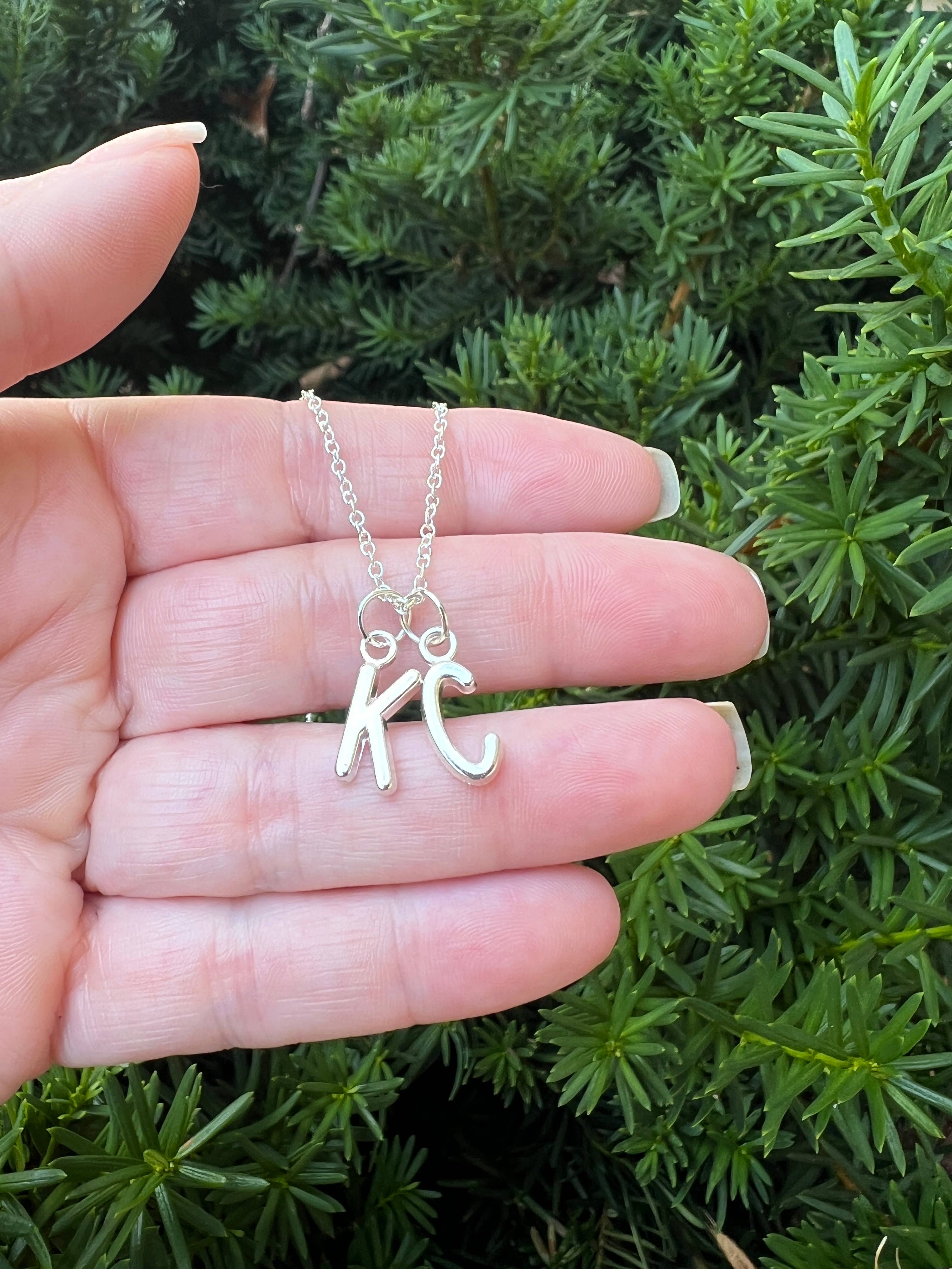 Baubles by B - Wholesale Pendant/Charm Necklace - Silver KC Kansas City Hometown Necklace Chiefs1