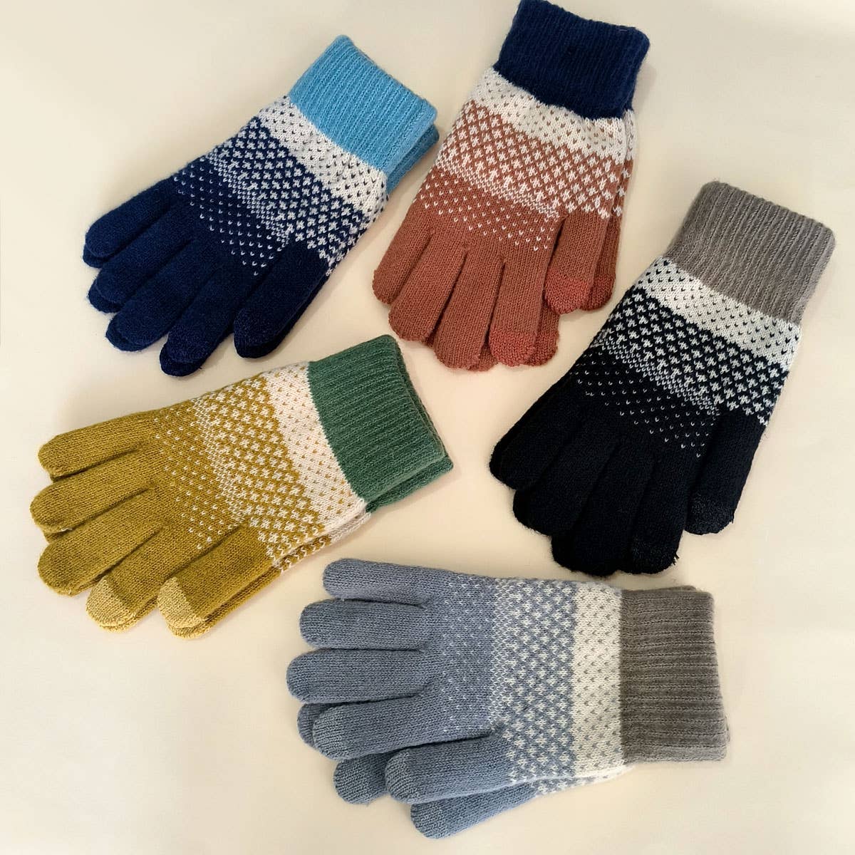 ACCITY - Wholesale Gloves - Unisex - Wholesale Knit Touchscreen Gloves, Warm & Unisex_CWAG00234