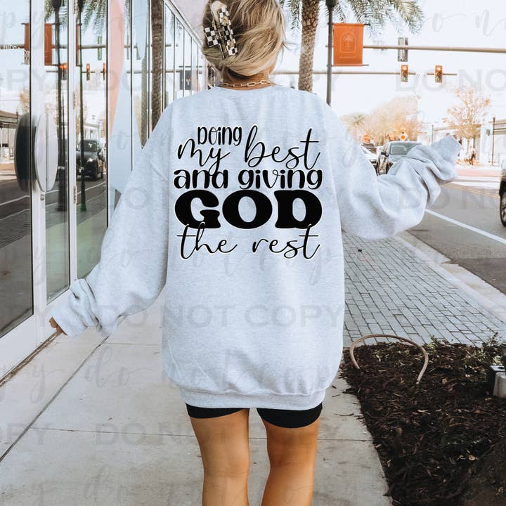 403 Designs - Wholesale Sublimation Transfer - Doing My Best DTF Transfer 0