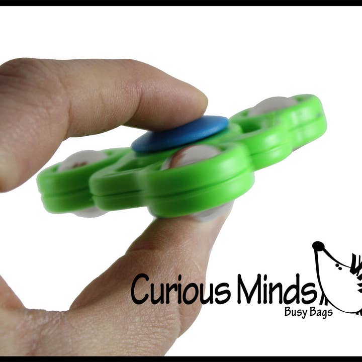 Curious Minds Toys - Wholesale Fidget Toy - Kids - 1 Fidget Spinner Toy - Spinning Hand Fidget - Anxiety ADHD2