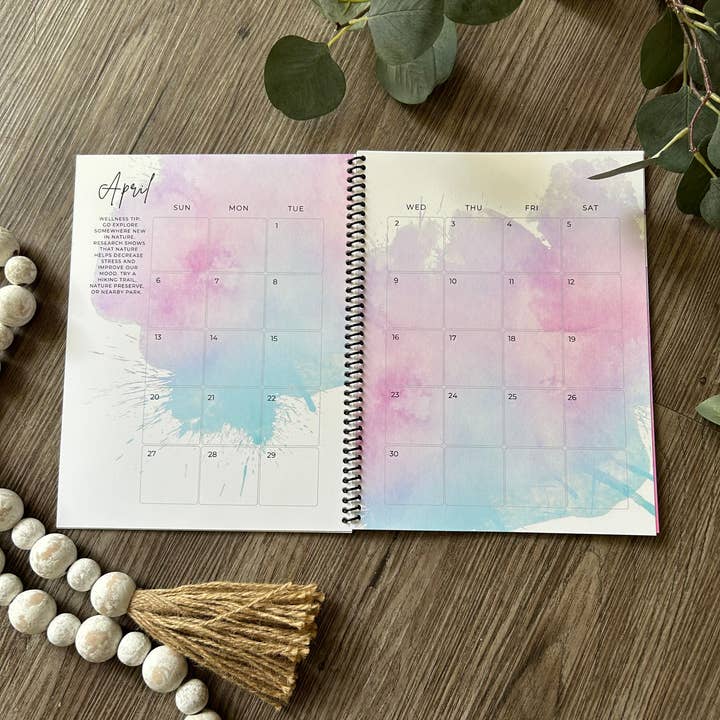 Ink + Splash - Wholesale Planner - 2025 Monthly Planner - 8x10
