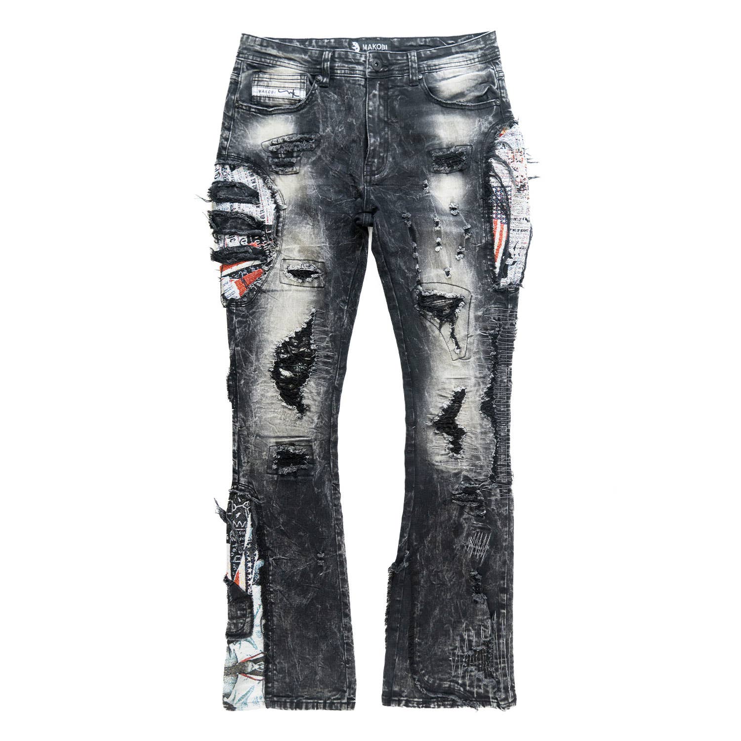 NOIR Jean en denim Mohadi M1914 - Noir en vente sur Faire4