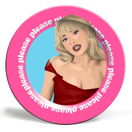 ART WOW - Wholesale Dinner Plate - Plates 'Please Sabrina Carpenter'