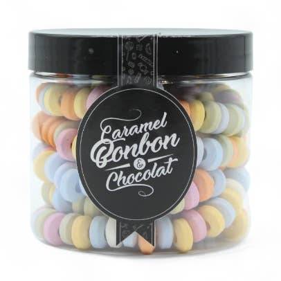 ADG Diffusion - Wholesale Hard Candy - DEXTROSE NECKLACE CANDIES - box of 6 jars of 100g0