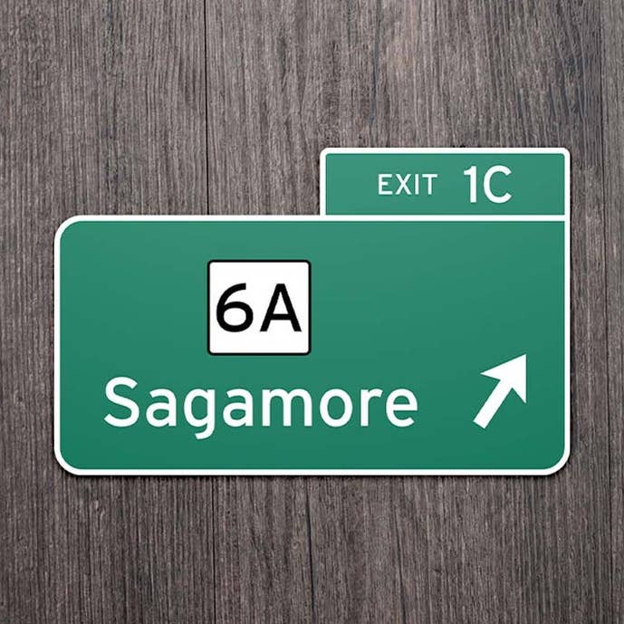 Cape Cod-Aufkleber Old Exit 1C Route 6 für den Großhandel von Cape Cod Stickers