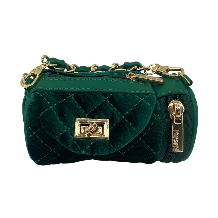 Poochi Crossbody - Emerald Velvet for wholesale by PurseN (new)