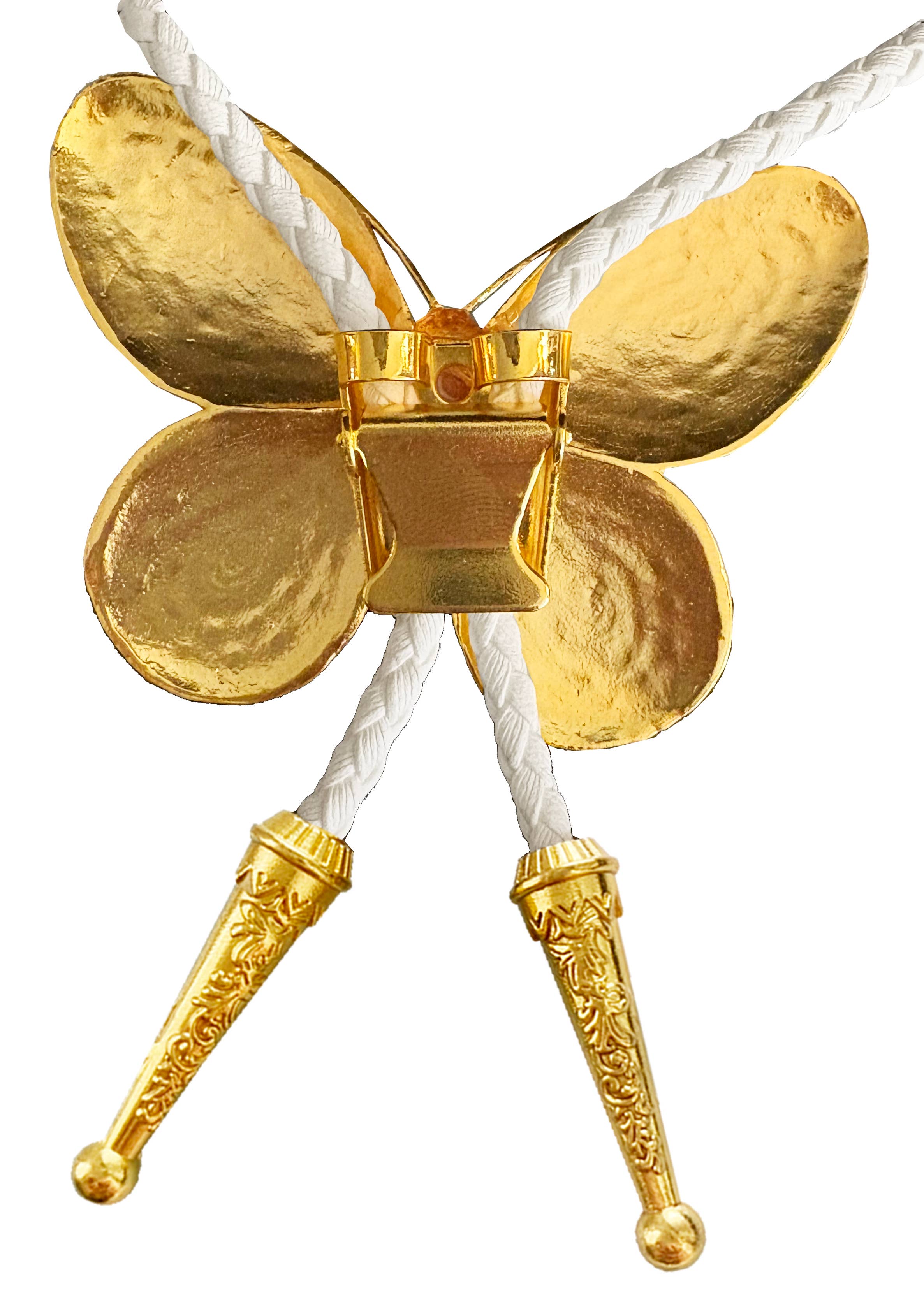 Daisy Del Sol – Großhandel Y- & Lasso-Halsketten – Goldener Schmetterling-Bolo-Tie9