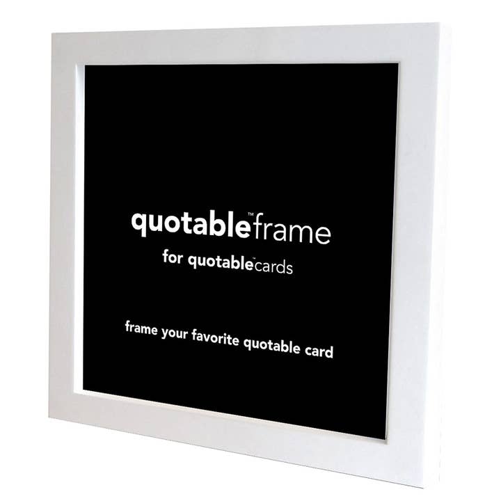 Frame - FR02 - White Frame for wholesale by Quotable