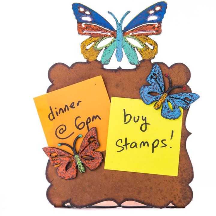 Whimsies - Wholesale Picture Frame - Butterfly Picture Frame Desk Organization metal memo board3