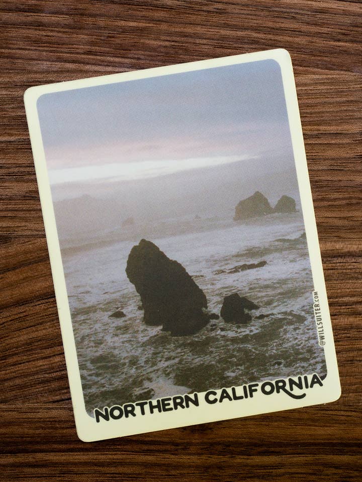 Autocollant Sea Stacks - Californie du Nord 3×4 pouces pour la vente par Will Suiter Photography & Studio