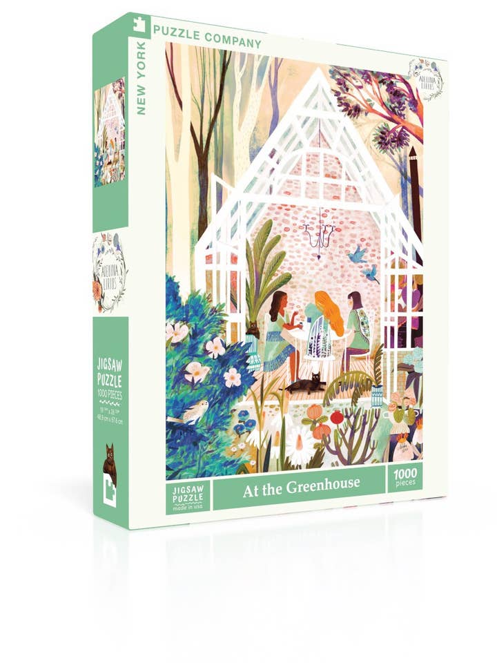 À la serre - Puzzle de 1000 pièces pour la vente par New York Puzzle Company