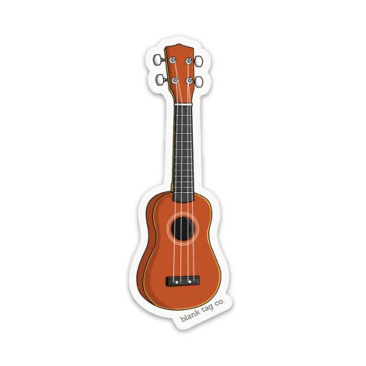 Blank Tag Co.® Waterproof Sticker - Ukulele for wholesale by Blank Tag Co. - Waterproof Stickers