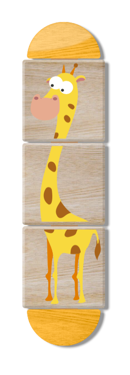 BeginAgain – wholesale Träleksak - Barn – Vrid och vända djur4