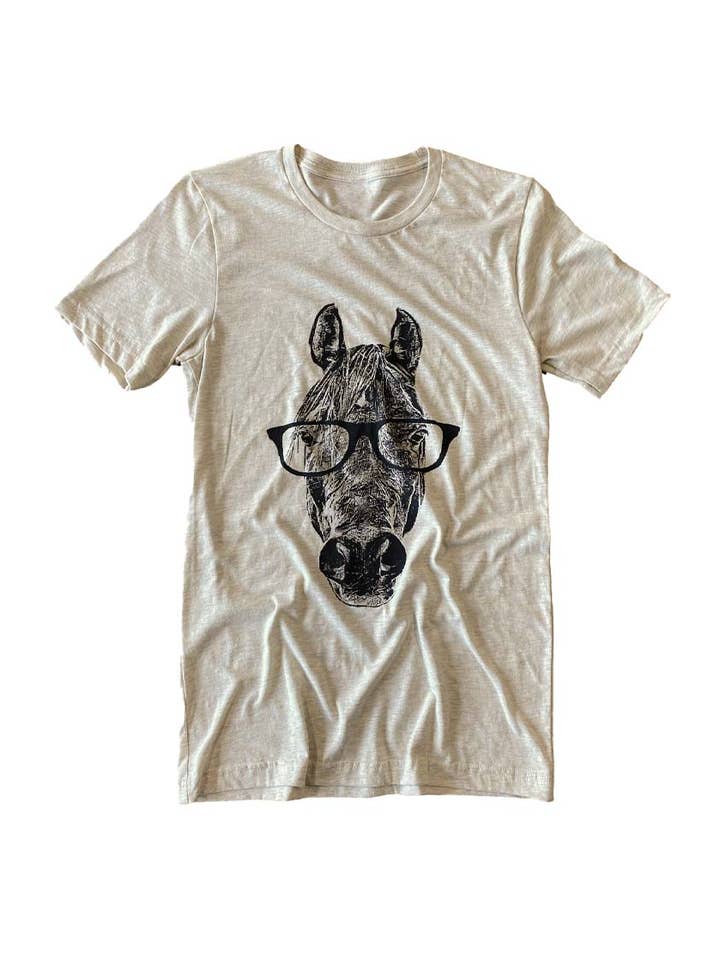 Hipster Horse - Tee for wholesale by Hazel + Hunt