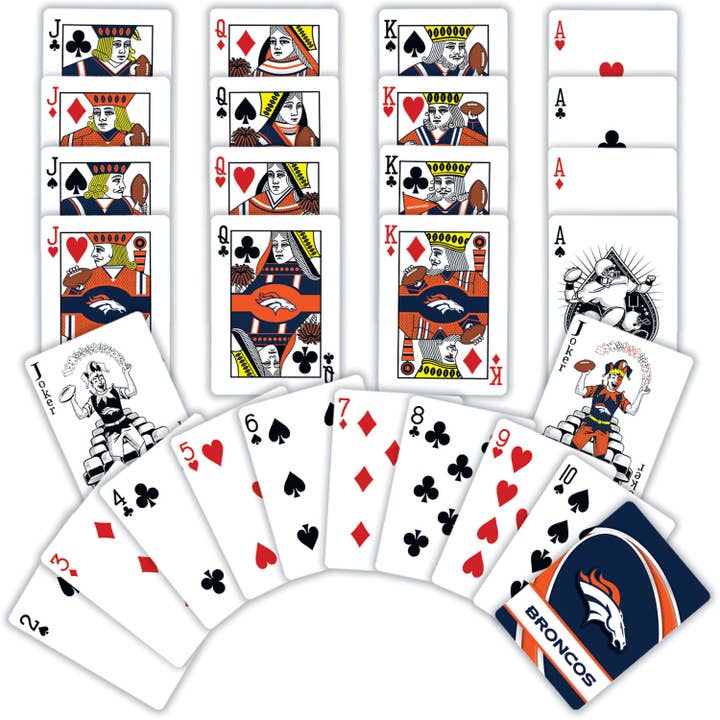 Masterpieces Puzzles - Wholesale Playing Cards - Denver Broncos Playing Cards