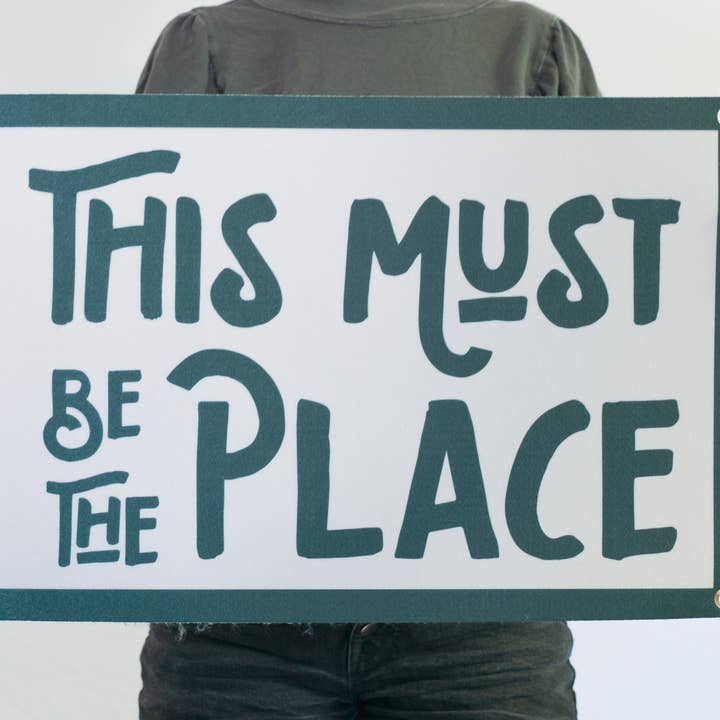 This Must Be The Place Felt Banner and other Purchase Wholesale felt banner. Free Returns & Net 60 Terms on Faire trending on Faire.