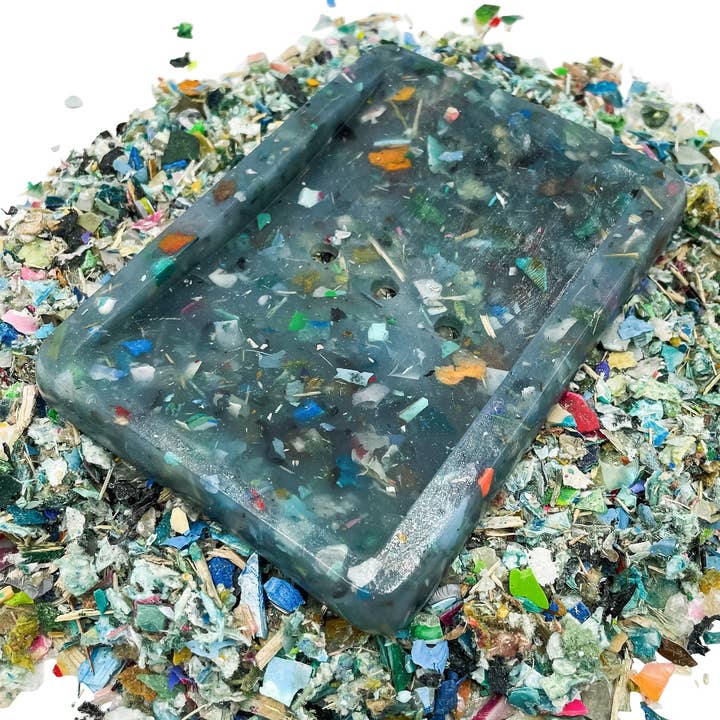 Shred mfg - Wholesale Bath soap dish - Recycled Soap Dish - Curved20