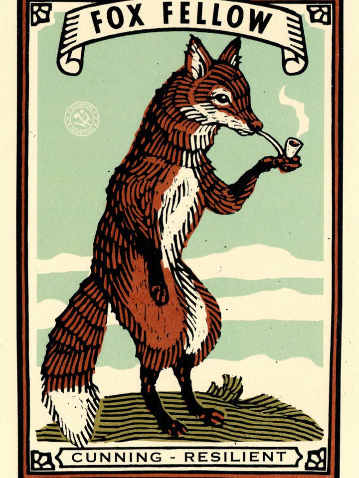 Fox Fellow RZA for wholesale by Ravi Zupa Arts