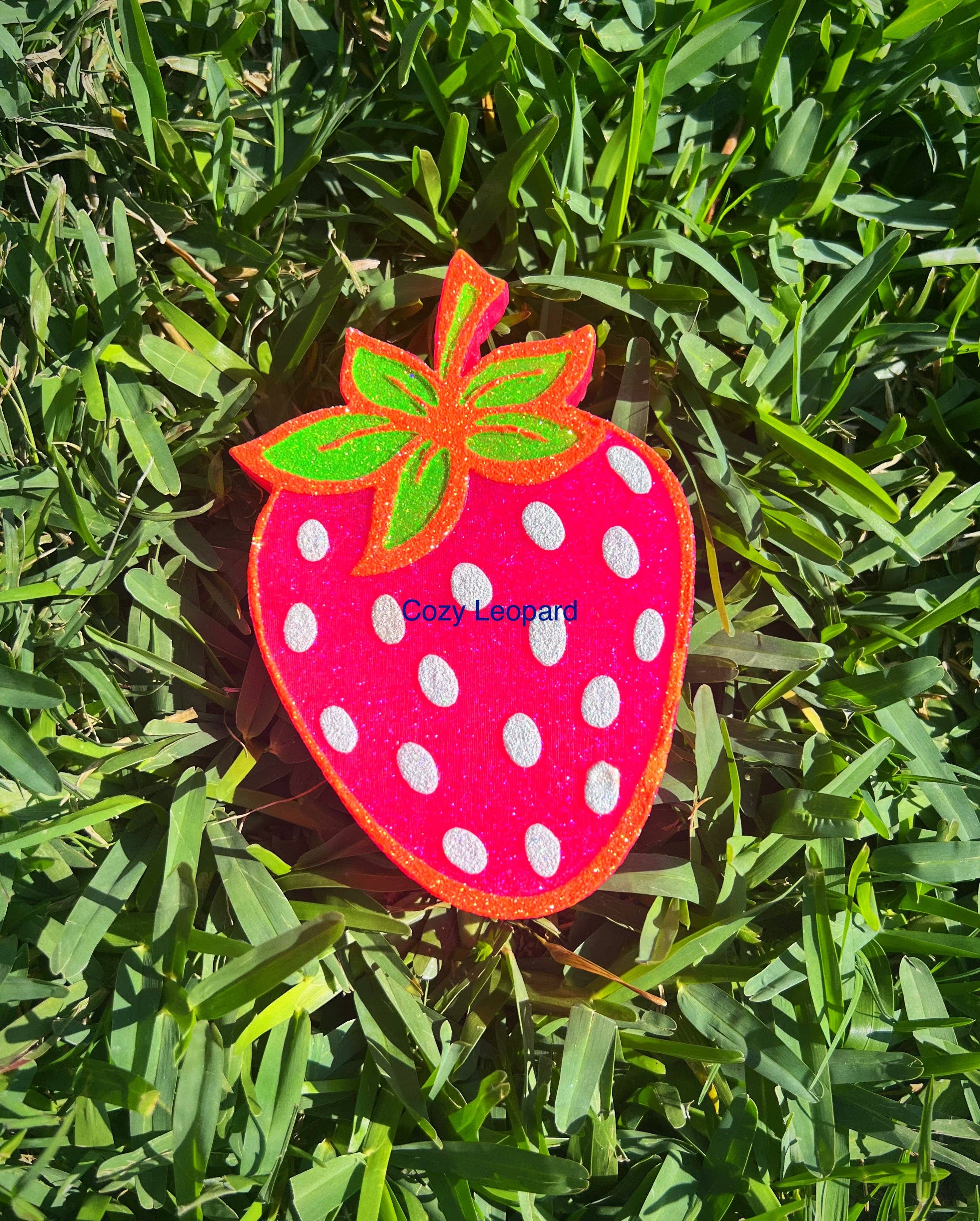 Cozy Leopard Boutique - Wholesale Car Freshener - Women's - Strawberry Car Freshie4