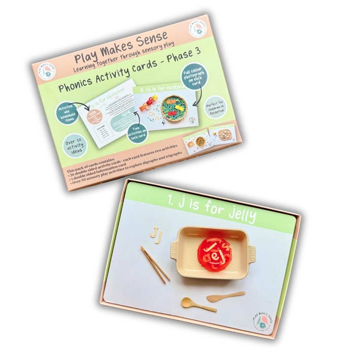Phonics Activity Cards - Phase 3 Phonics Games & Activities for wholesale by Play Makes Sense