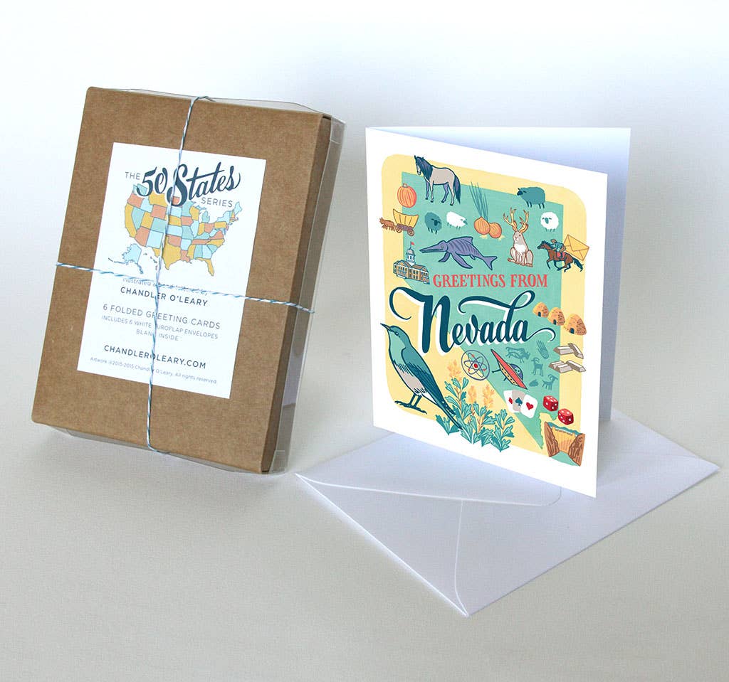 Anagram Press - Vendita all'ingrosso Biglietti di auguri generici - Carta di Stato del Nevada2