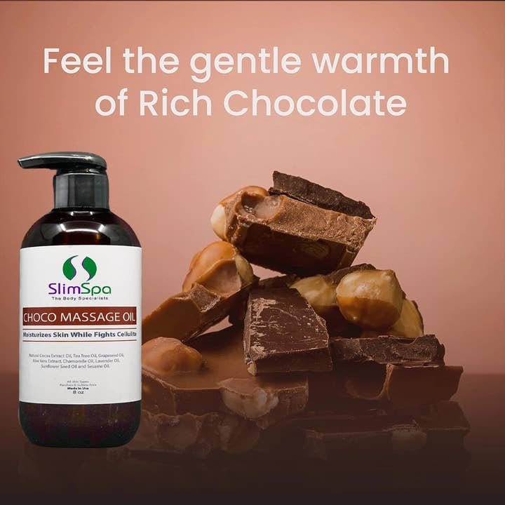 SlimSpa The Body Care Specialists - Wholesale Massage Oil/Gel - Choco Body Massage Oil 8oz4