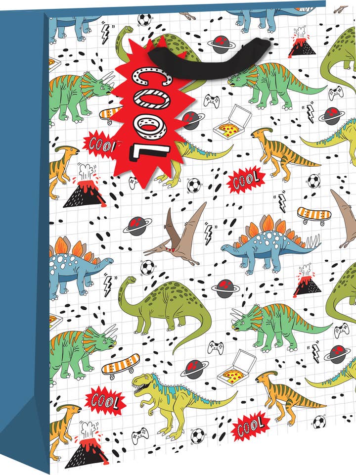Bolsas de Regalo Grandes Cool Dino Boutique para venta al por mayor de Party Partners