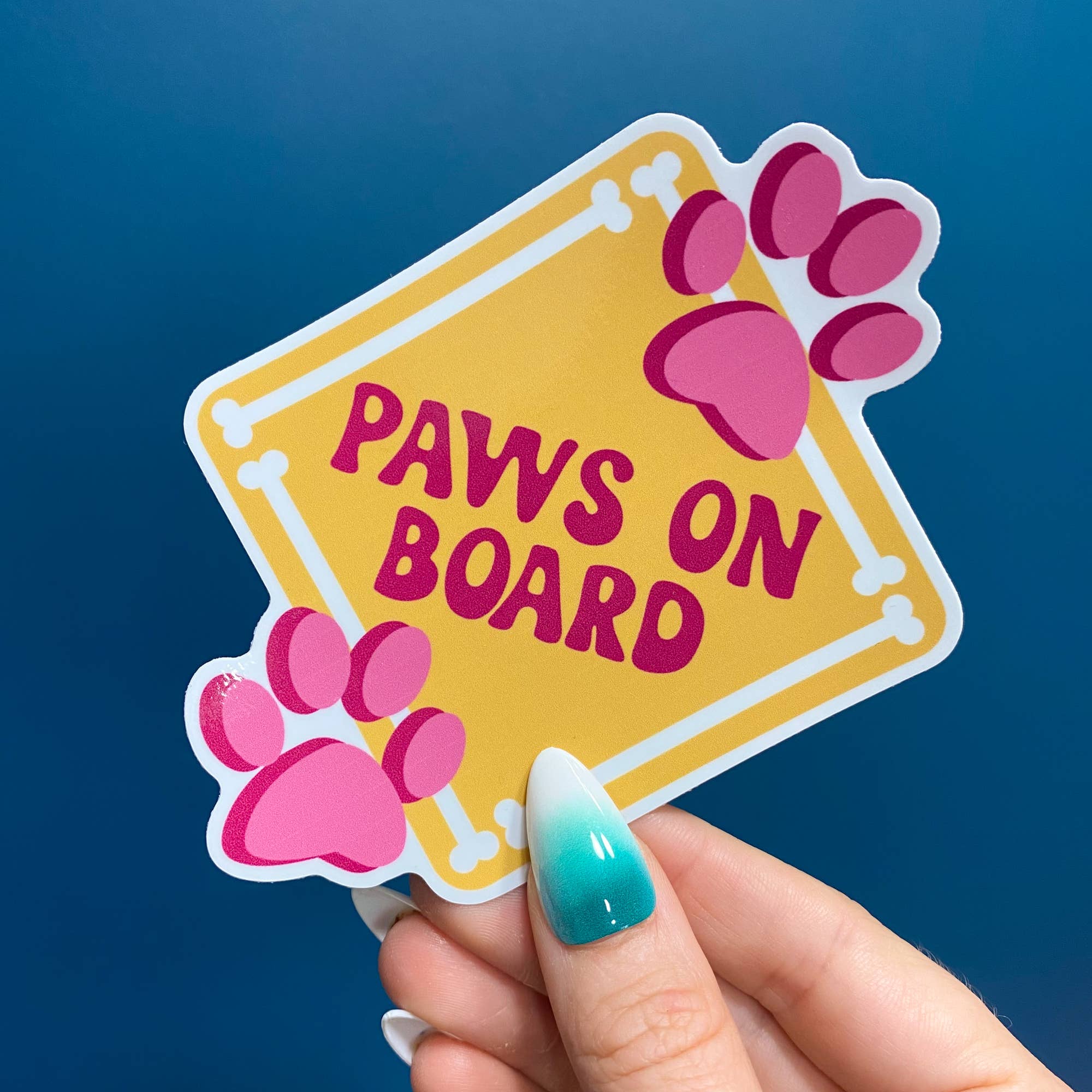 Chelzart - Wholesale Sticker - Paws On Board Sticker | Dog Mom Decal12