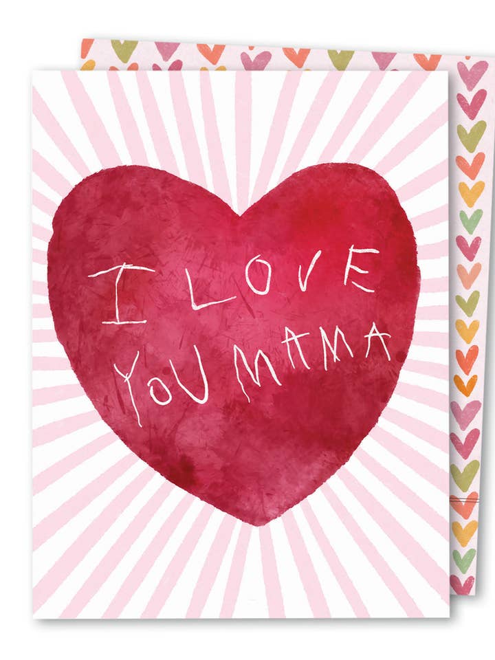 Ich liebe dich Mama | Muttertag, Valentinstag von Baby Card für den Großhandel von The Noble Paperie